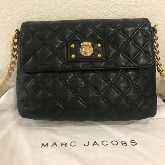 Marc Jacobs Handbags - Marc Jacobs Large Quilted Leather Shoulder Bag